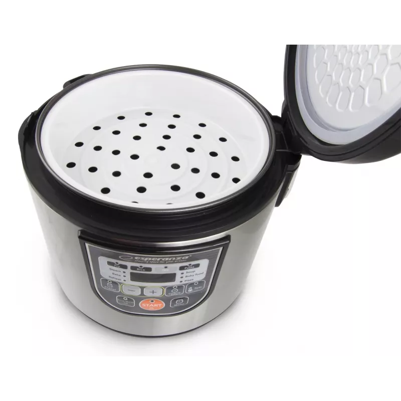 Multikeetja ESPERANZA EKG011, 5 L mahutavus, 860 W, must/roostevaba teras
