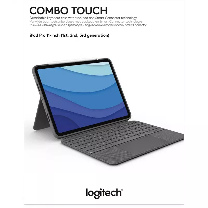 Korpuse ja klaviatuuri komplekt Combo Touch US iPad Pro 11 1,2,3 Gen hall