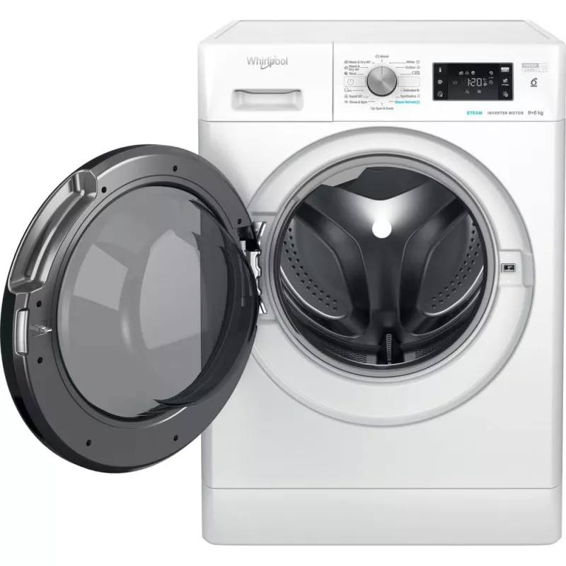 Whirlpool FFWDB864349BVEE pesumasin-kuivati 8 kg / 6 kg 1400 p/min
