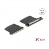 PCI Express 5.0 x16 tõstekaart DELOCK 81289, x16 pesa, 20 cm kaabel