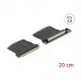 PCI Express 5.0 x16 tõstekaart DELOCK 81289, x16 pesa, 20 cm kaabel