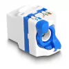 DeLOCK 88130 Keystone-moodul, lame RJ-45, sinine-valge, 22,5 mm