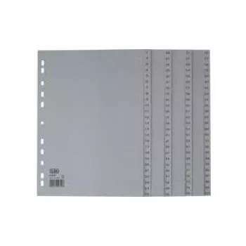 ELBA Register A4 1-100 PP Hall 100 Taben - Kontoritarbed