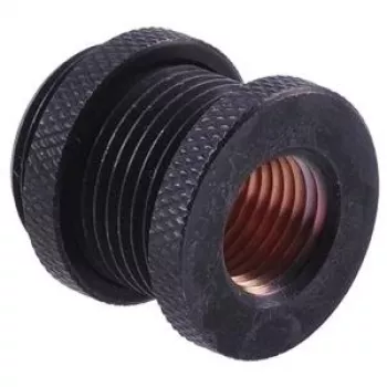 Alphacool 17069 - messing - kroom - must - pehmetorustik (PVC - silikoon - neopreen) - 31 mm - 24 mm - 46 g (17069)