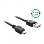 USB-kaabel DeLOCK 0,5m USB2.0-A USB2.0 Mini-B