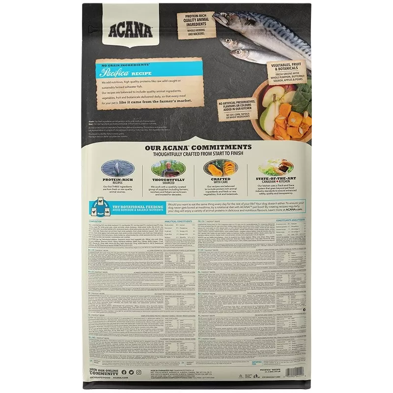 ACANA Highest Protein Pacifica - kuiv koeratoit - 11,4 kg
