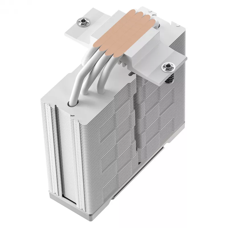 Õhkjahuti DeepCool AK400 G2 WH, 120 mm ventilaator, maksimaalne õhurõhk 3,33 mmH2O, 92×132×156 mm, valge