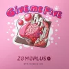ZOMOPLUS Give Me Five mängurihiirematt, 500x420mm - roosa