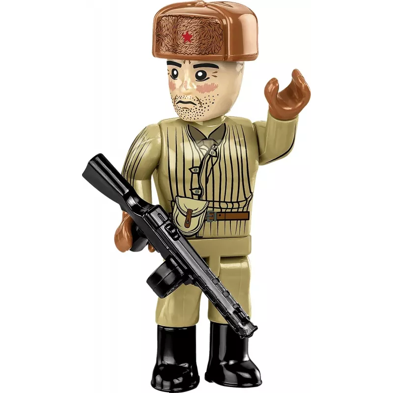 Cobi ehitusklotsid Stalingradi lahingu mudelikomplekt — 76 tk, ajalooline diorama