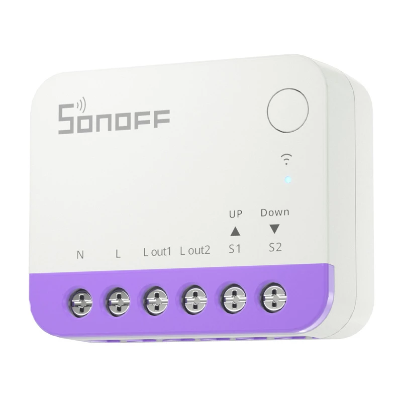 Mini WiFi nutilüliti Sonoff MINI-RBS — kompaktne disain, kaugjuhtimine Wi‑Fi kaudu