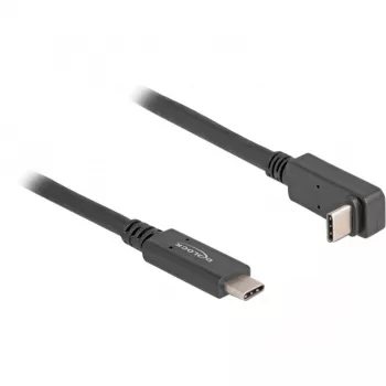 DeLOCK USB-kaabel USB USB-C isane USB USB-C isasele nurgaga 2m 5Gbps 4K PD 60W