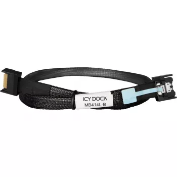 ICY DOCK MB414L-B MCIO 4i SFF-TA-1016 kuni MCIO 4i SFF-TA-1016 kaabel, 0,5 m