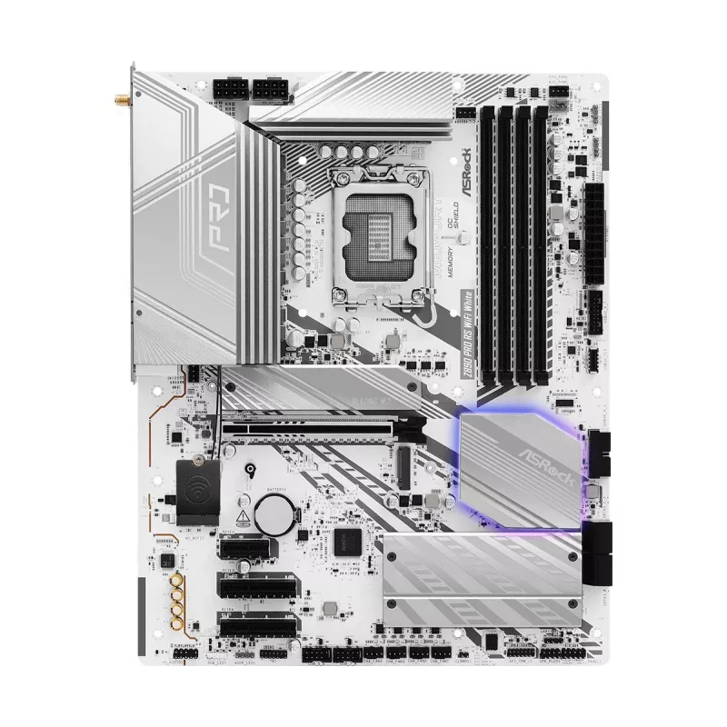 Emaplaat ASRock Z890 Pro RS WiFi White Intel Z890 LGA 1851 ATX