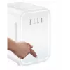 Minikülmik LED-meigipeegliga Elle ESDAFX08WHEU 8 L valge