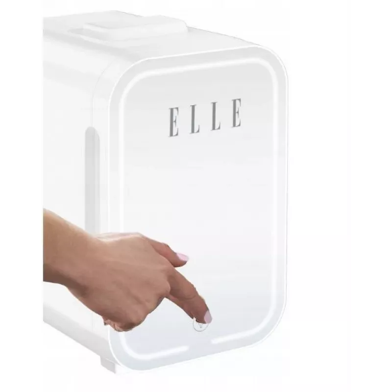 Minikülmik LED-meigipeegliga Elle ESDAFX08WHEU 8 L valge