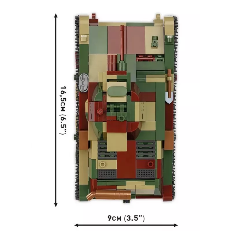 Cobi ehitusklotsid Kerge tank 7TP mudel, 669 osa, COBI-2661