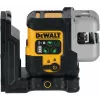 Juhtmevaba mitmejoonega laser DeWalt DCLE14301GB 3×180° ristjoon, 18 V, rohelised jooned, integreeritud Powerstack Li‑Ion aku