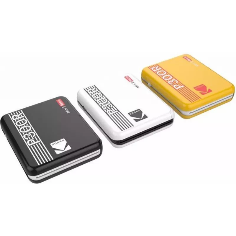 Printer Kodak Mini 3 Square Retro Pass Photo Printing Technology kollane