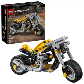 LEGO TECHNIC 42225 Kollane mootorratas