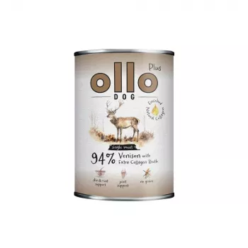 Ollo Plus Kolagen hirveliha 400g koeratoit