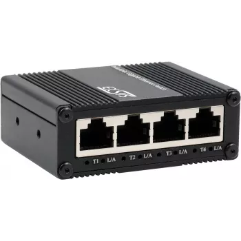 Tööstuslik 5-pordiline gigabitine kommutaator Exsys EX-62021 USB-C toitesisendiga, haldamata