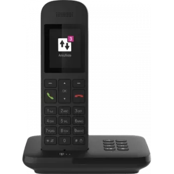 Telekom Sinus A12 - Analoog-/DECT-telefon - Juhtmeta telefonitoru - Vabakäefunktsioon - 100 kirjet - Must (40823660)