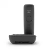 Gigaset E290A analoog-/DECT-telefon helistaja ID-ga must