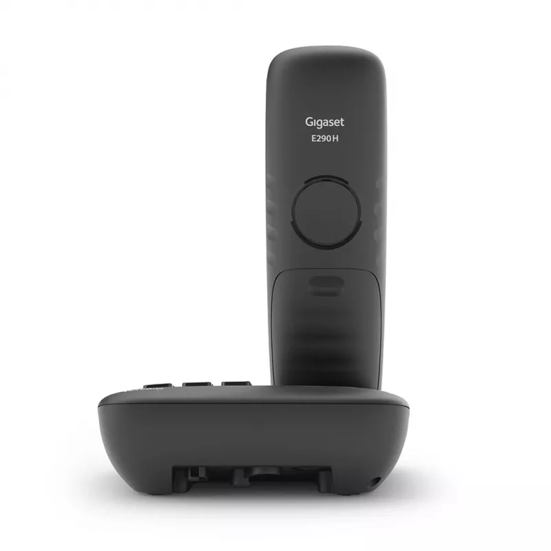 Gigaset E290A analoog-/DECT-telefon helistaja ID-ga must