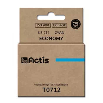 Actis KE-712 tindikassett (asendus Epson T0712, T0892, T1002 jaoks; Standard; 13.5 ml; tsüaan)