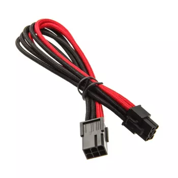 SilverStone 6-Pin-PCIe-st 6-Pin-PCIe-ni kaabel 250 mm - must/punane