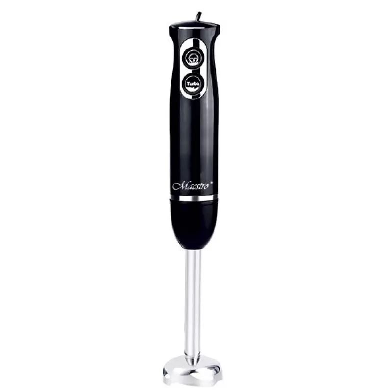 Küpsetusseade Maestro MR-511 — 500 W, 2 kiirust, impulss, turbo, eemaldatav 900 ml kann, roostevabast terasest tera, must