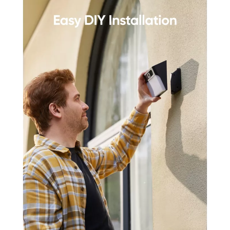 Anker Innovations Eufy Solar Wall Light Cam S120 - võrgu valvekaamera - ilmastikukindel - värviline (päev/öö)