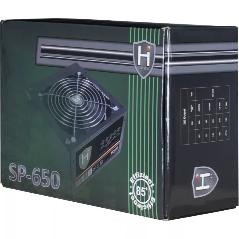 Toiteplokk Inter-Tech HIPOWER SP-650 650 W