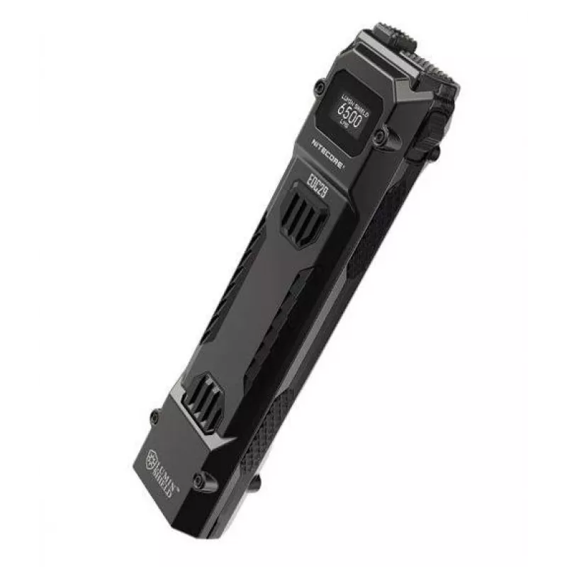 Käsitaskulamp Nitecore EDC29 roostevabast terasest korpus, 2 LED-i, 15–6500 lm, IP54, USB-laetav