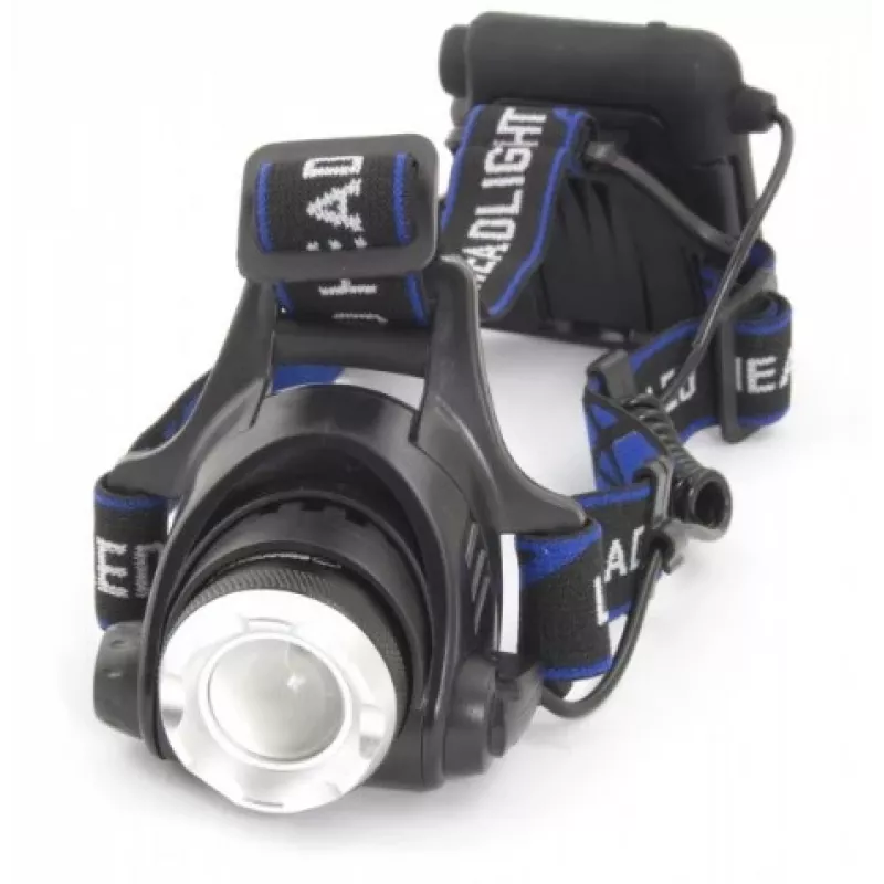Pealamp ESPERANZA EOT005 — LED Cree T6, 3 W, 600 lm, AA x2, alumiiniumkorpus, veekindel, põrutuskindel, reguleeritav peapael