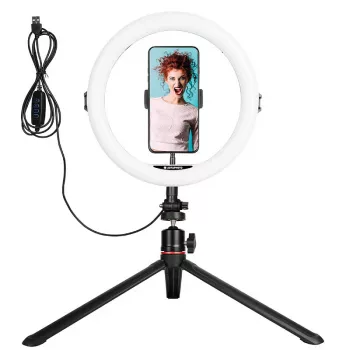Agfa Arl11 Ring Light 120 Led Ring Vlog + Alus + Pult