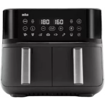 Braun TD 3030I BK Double 8 L eraldiseisev 2850 W kuumaõhufritüür must
