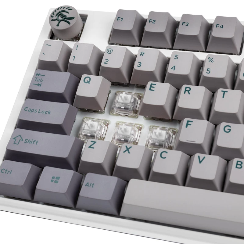 Ducky One 3 TKL Mist hall klaviatuur mängimiseks USB US English