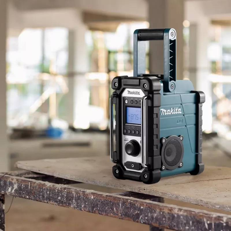 Tööplatsi raadio Makita DMR116 digitaalne AM FM 3.5W Türkiis