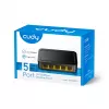 Võrgukommutaator Cudy FS105D — 5-pordiline Fast Ethernet 10/100, 1 Gbit/s kommutatsioon, must