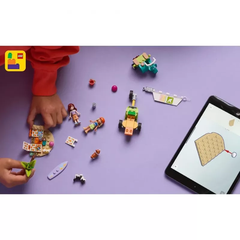 LEGO FRIENDS 42641 Surfikoerad ja tõukeratta seiklus