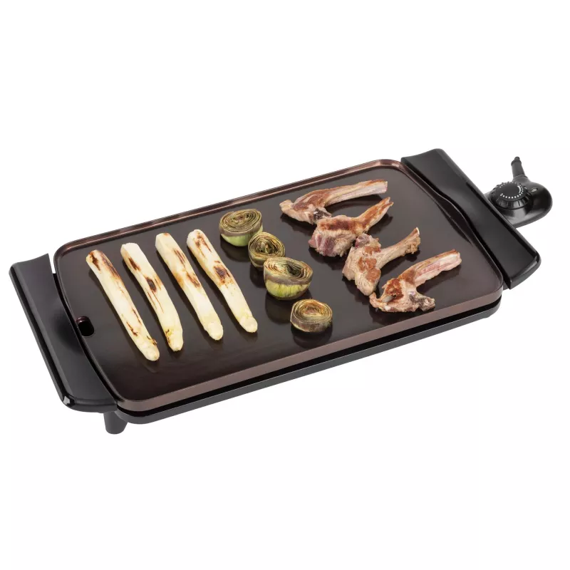 Kontaktgrill JATA JEGR0550 2500W must alumiinium ristkülikukujuline