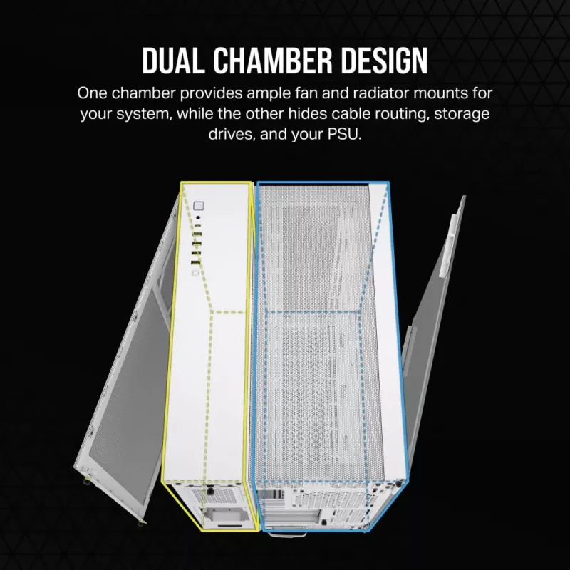 Corsair 6500D AIRFLOW Midi Tower Valge