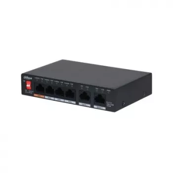 Dahua Technology PFS3006-4GT-60-V2 Gigabit Ethernet (10/100/1000) Power over Ethernet (PoE) Must