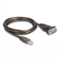 DeLOCK adapter USB 2.0 Type-A RS-232 seerialiidesele D-Sub 9 pin isane 1.5 m