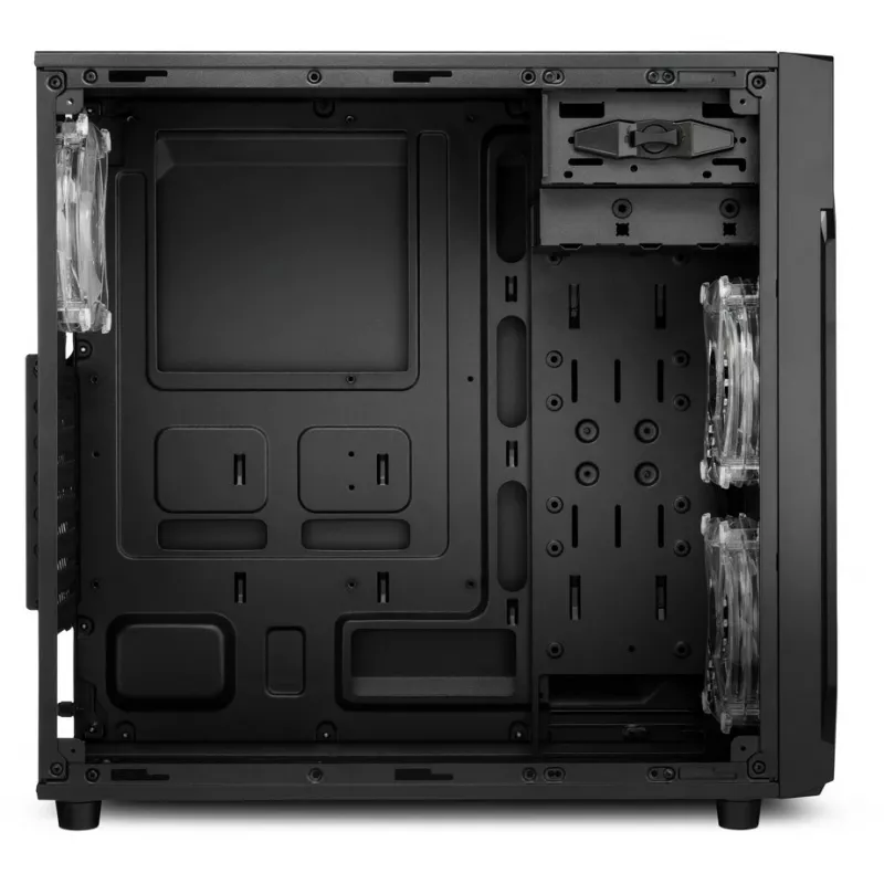 PC korpus Sharkoon VG6-W RGB Midi Tower Must