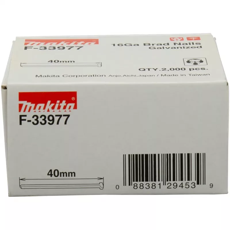 MAKITA STICKS 16GA 1,2x40mm /2000tk.