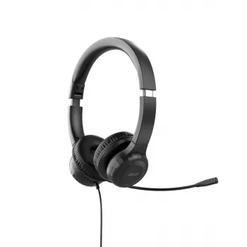 Juhtmega kontoripeakomplekt Acer AHW154 — stereo, 3,5 mm pesa, vastupidav disain