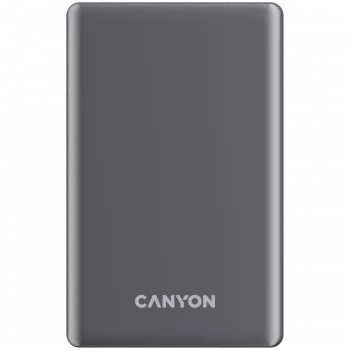 Canyon OnPower 505 - Powerbank - 5.000 mAh - USB-C sisend - USB-C PD 20W väljund + juhtmeta magnet 1