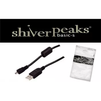 USB-kaabel ShiverPeaks BS77388 1.5m USB A Mini-USB B Must